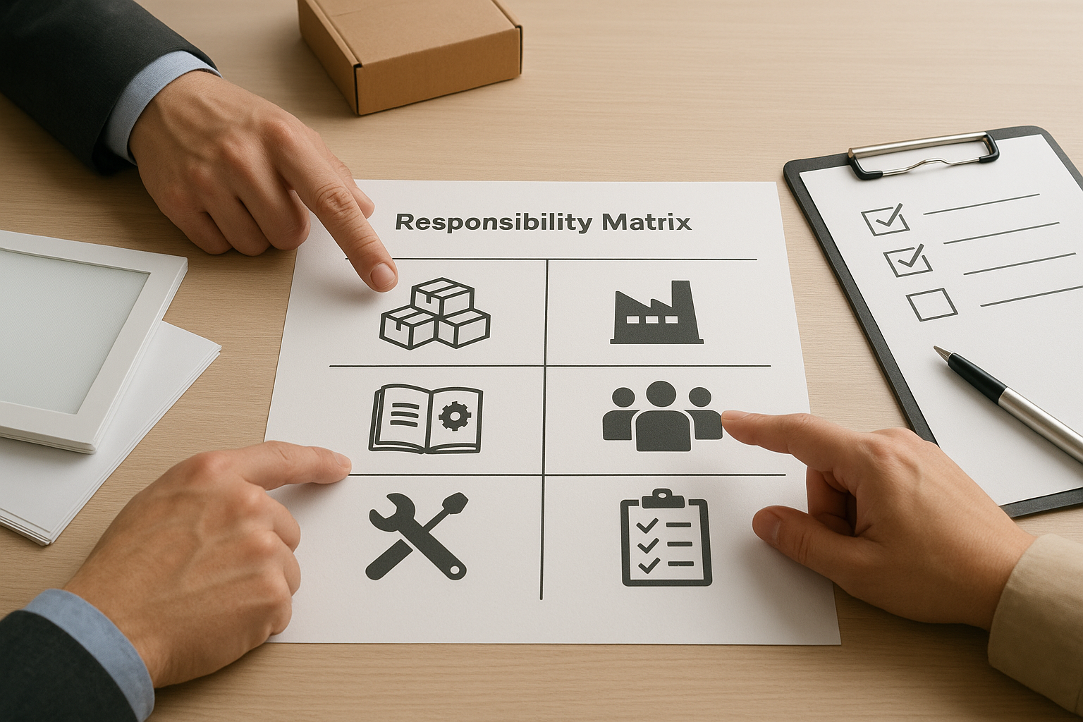 מטריצת ספק מול אחריות לקוחות עבור הרכבת פנל LED CKD/SKD