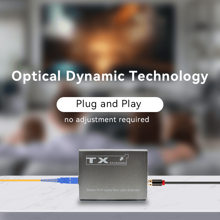 【M-AF04】Extensor de fibra &oacute;ptica de audio RCA digital de cuatro v&iacute;as