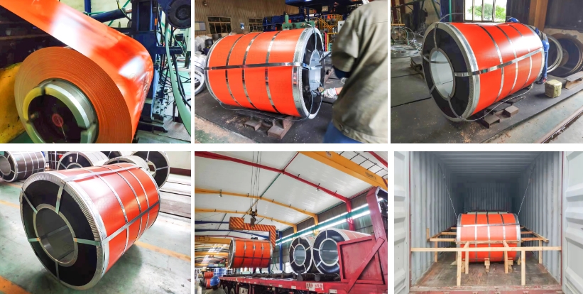 PPGI 鋼 包裝和運輸