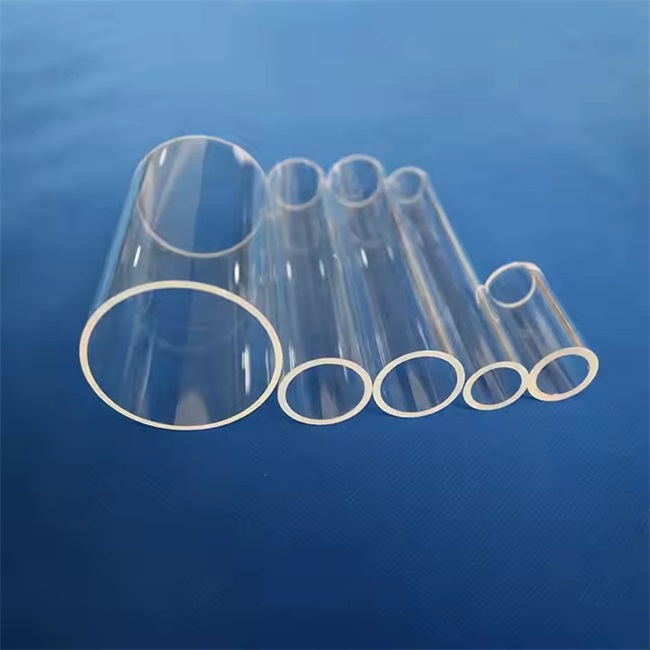 Tube furnace fused silica tube customization factory
