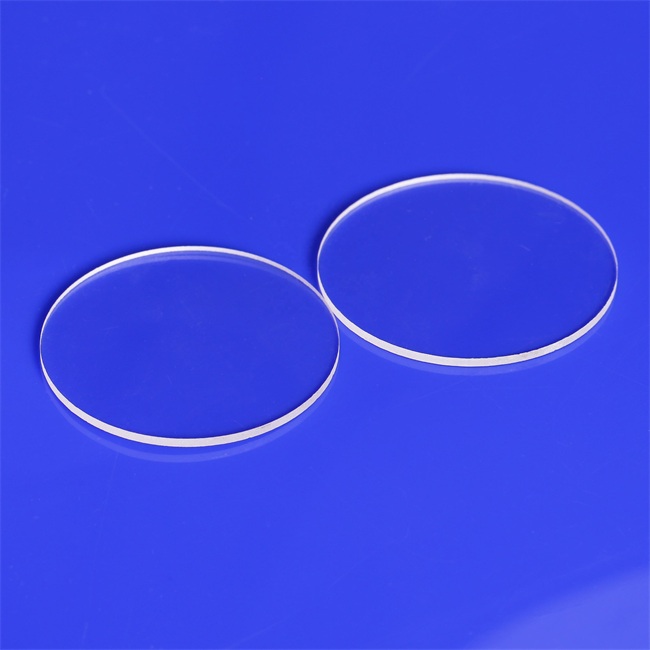 Placa de quartzo transparente totalmente polida