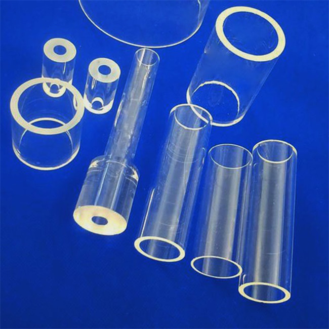 Tubo in quarzo fuso con protezione UV con diametro esterno di 100-400 mm
