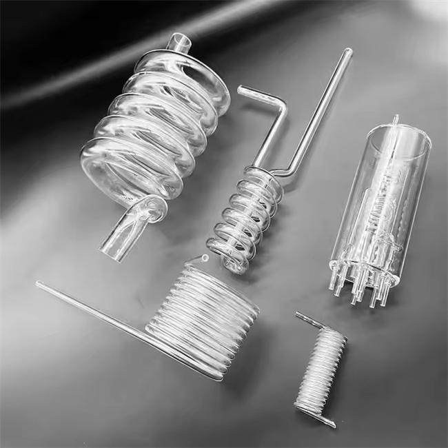 Lieferant von Spiral-Fl&uuml;ssigkeitstrenn-Quarzrohren