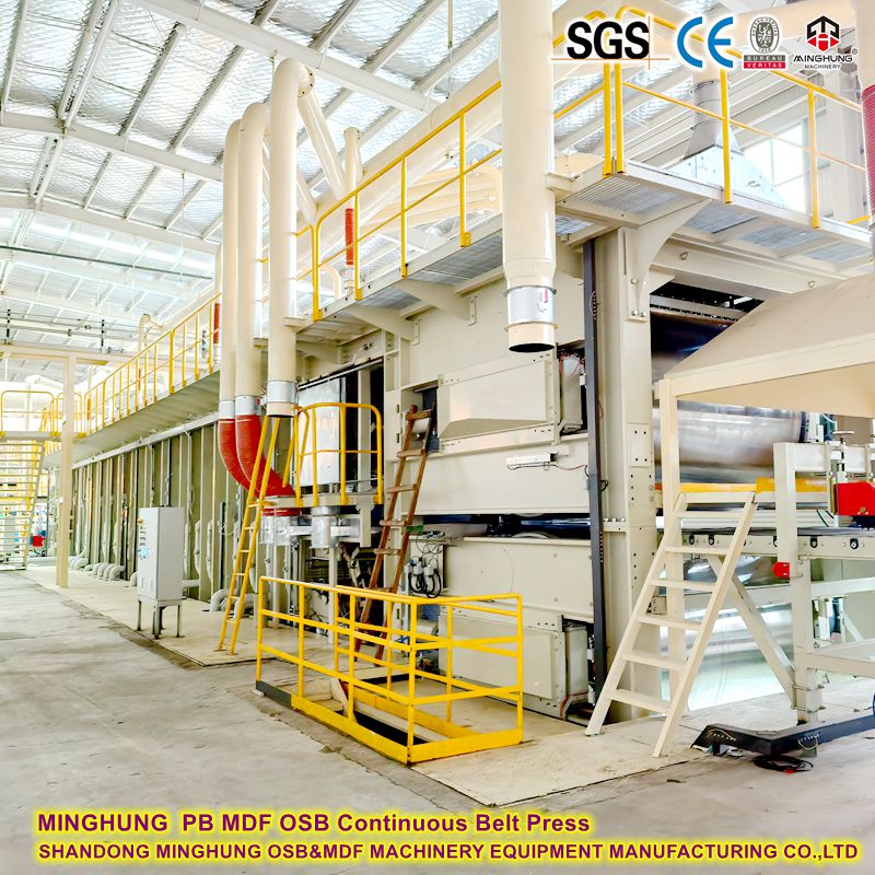 PB MDF OSB бесперапынны істужачны прэс
