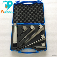 Laringoscopio veterinario di alta qualità WTL-DG 304 in acciaio inossidabile con manico in fibra ottica per clinica animale