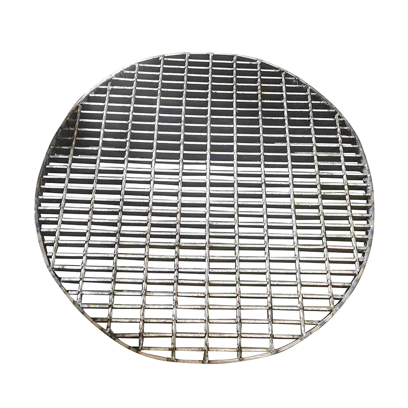 Grille ronde circulaire en acier galvanis&eacute;