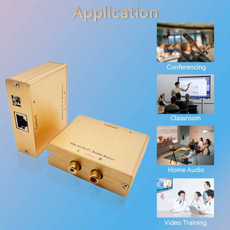 M-SHFB Cat5e/6 UTP بالون صوت ستيريو هاي فاي