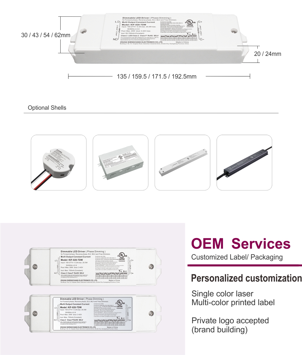 Triac Karartma LED Enerji Təchizatı 100-277V (8)