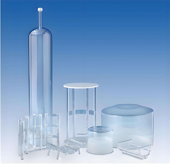 고온 및 부식 방지 석영 반응 용기 공장