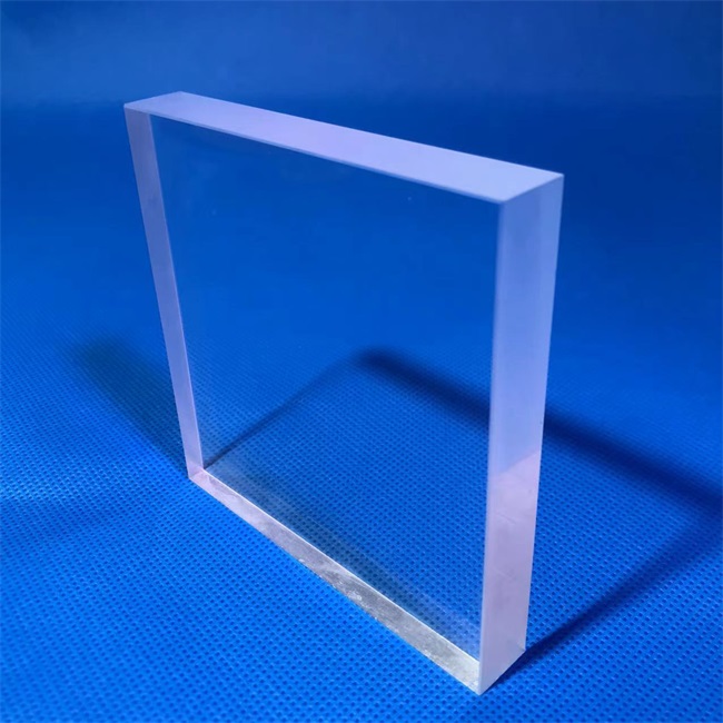 Piastra vetrata quadrata al quarzo