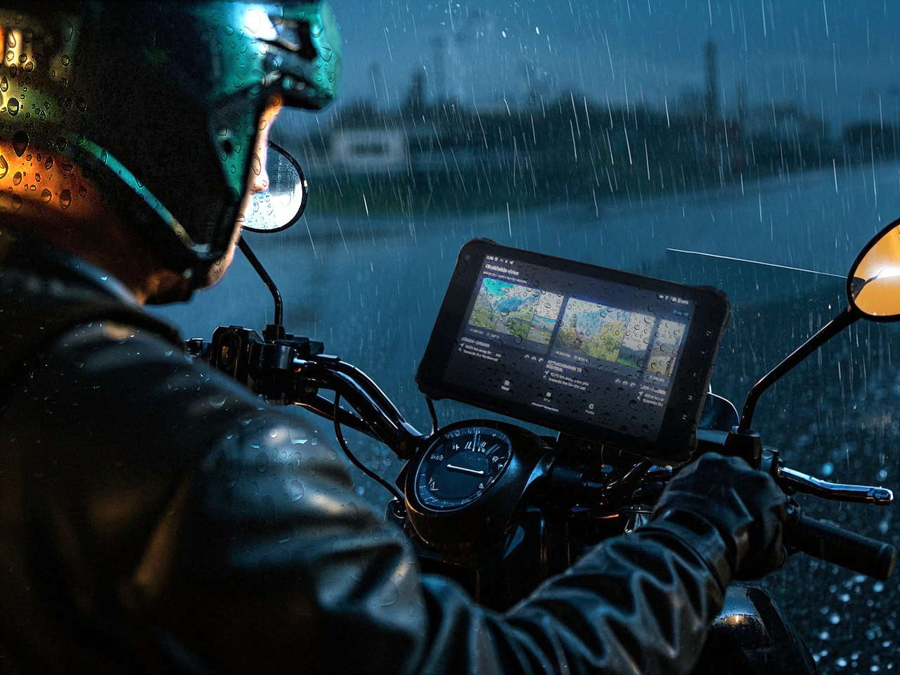k8 active 雨中摩托326