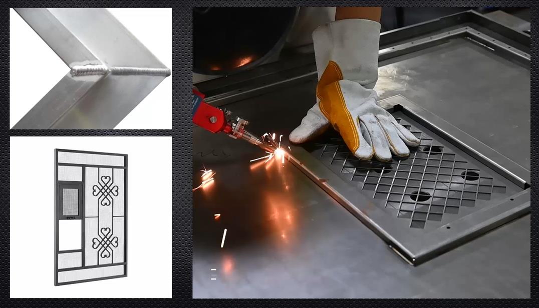 handheld laser welding window