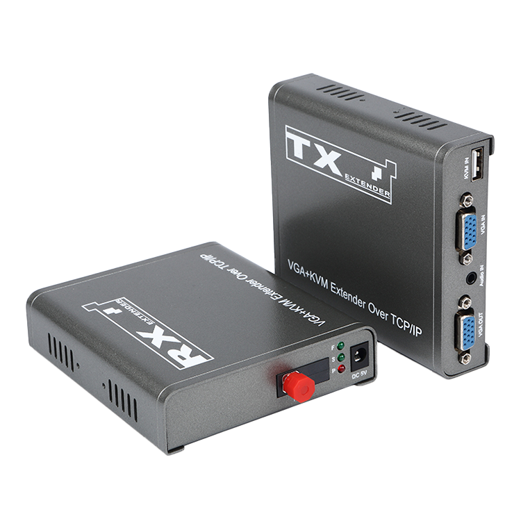 M-VF100U 1080P 20KM SC/FC KVM VGA موسع الألياف