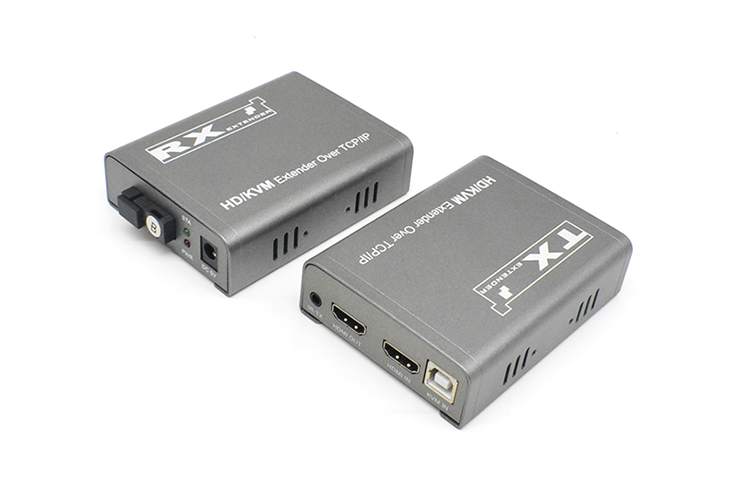 M-HF100U-A KVM TCP/IP IR موسع ألياف الصوت عالي الدقة المستقل