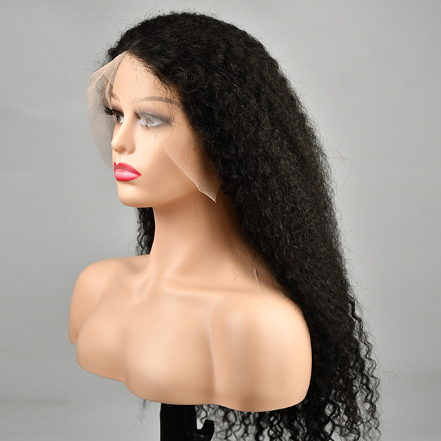 13x6 Hd Transparent Blonde Front Curly Parykker
