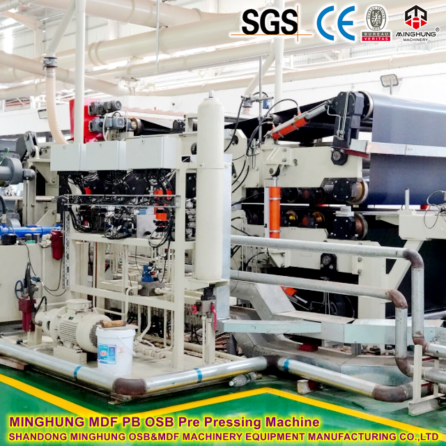 Mesin Pra Press MINGHUNG MDF OSB