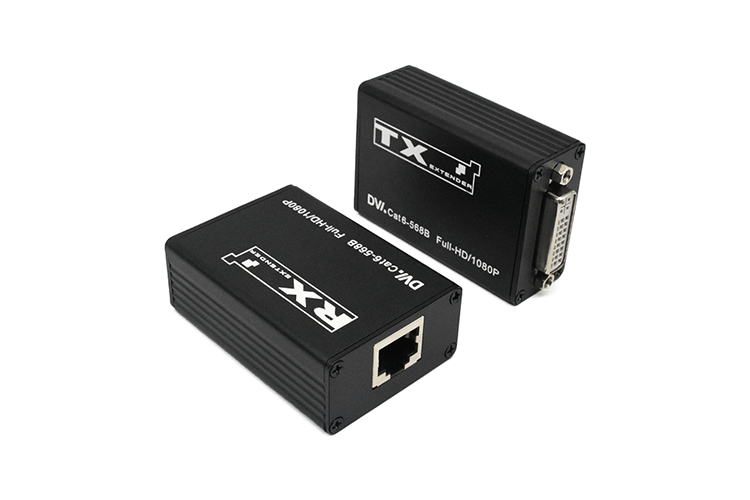 【M-D30】Несжатый звук, удлинитель DVI Cat5e/6 без питания