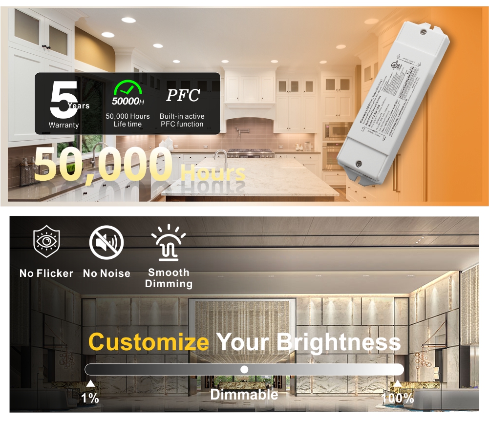 Triac Karartma LED Enerji Təchizatı 100-277V (2)