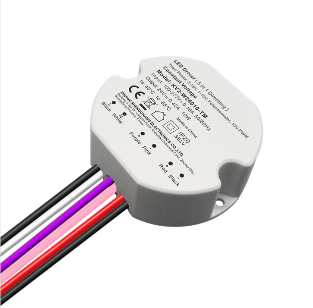 10-W-Triac-LED-Treiber, kreisf&ouml;rmige 100-277-VAC-Konstantstromleuchten