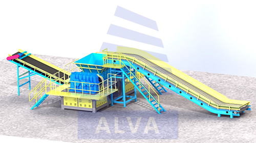 M&aacute;y hủy t&agrave;i liệu t&aacute;i chế chất thải hạng nặng