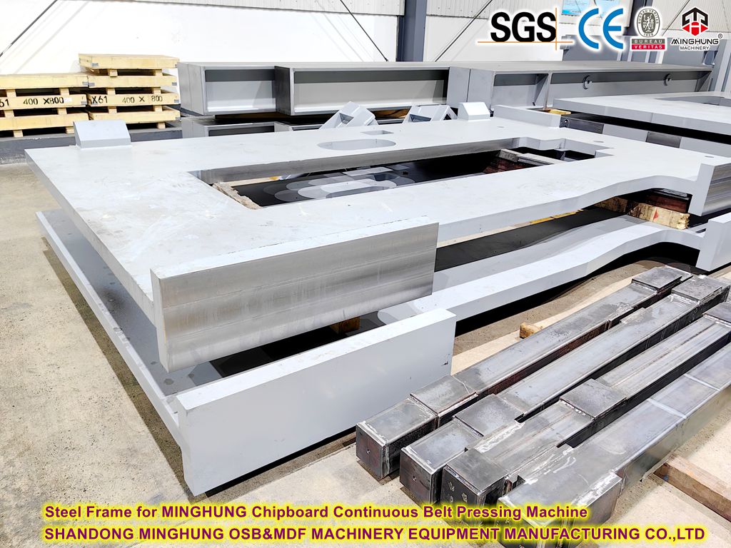 Stahlrahmen f&uuml;r MINGHUNG Spanplatten-Durchlaufbandpressmaschine