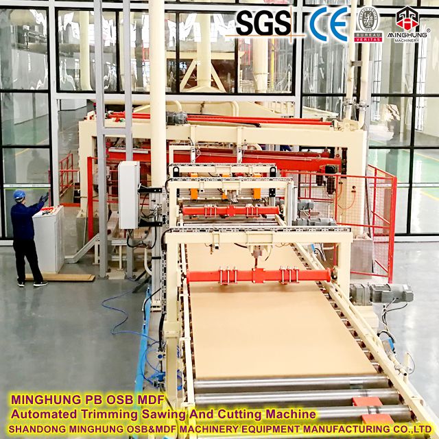MINGHUNG PB OSB MDF Awtomatiki kesiş maşyn