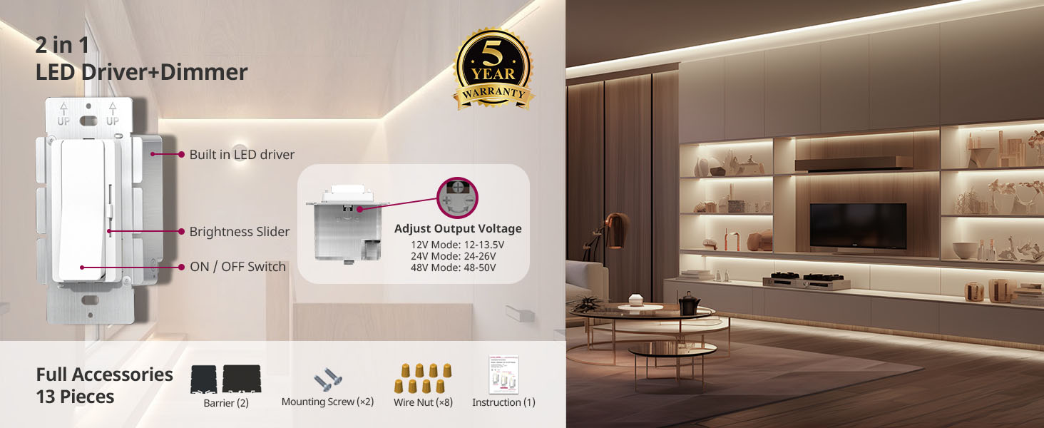 60 واط 96 واط 120 واط 160 واط السيرة الذاتية 1CH يعتم سائق + باهتة 2 في 1 12 فولت 24 فولت 48 فولت تيار مستمر الناتج 13 قطعة الكل في واحد