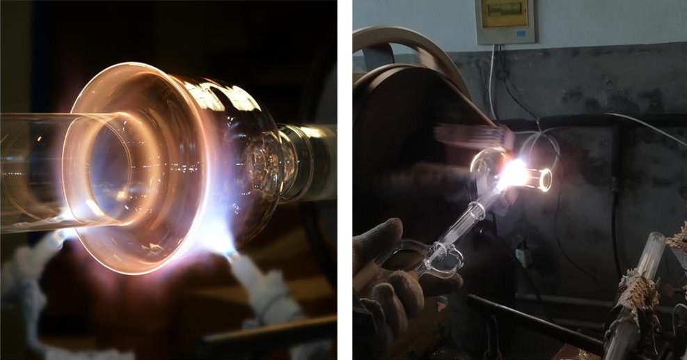 Becher al quarzo ad alta purezza per laboratorio 