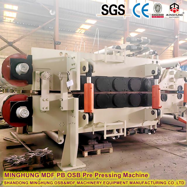 Minghung MDF PB OSB перад націсканнем машын