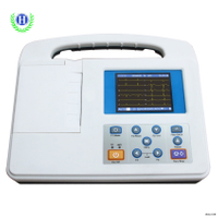 HE-01B Medizinische Geräte Digitale tragbare Handheld-EKG-Maschine ICU Elektrokardiograph-Gerät mit günstigem Preis