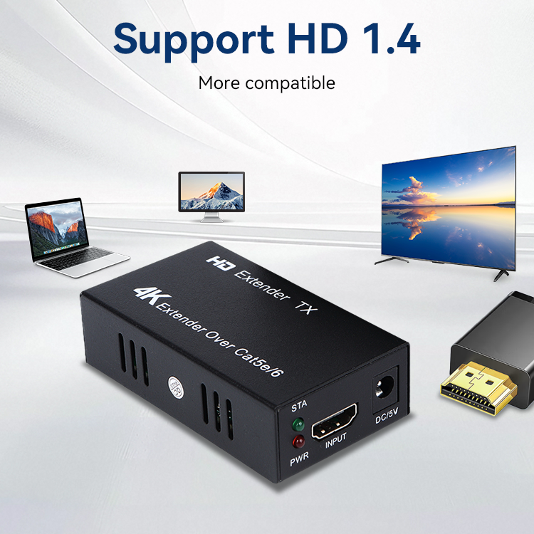 【M-HK100A】4K*2K ИК-удлинитель Cat5e/6 HD