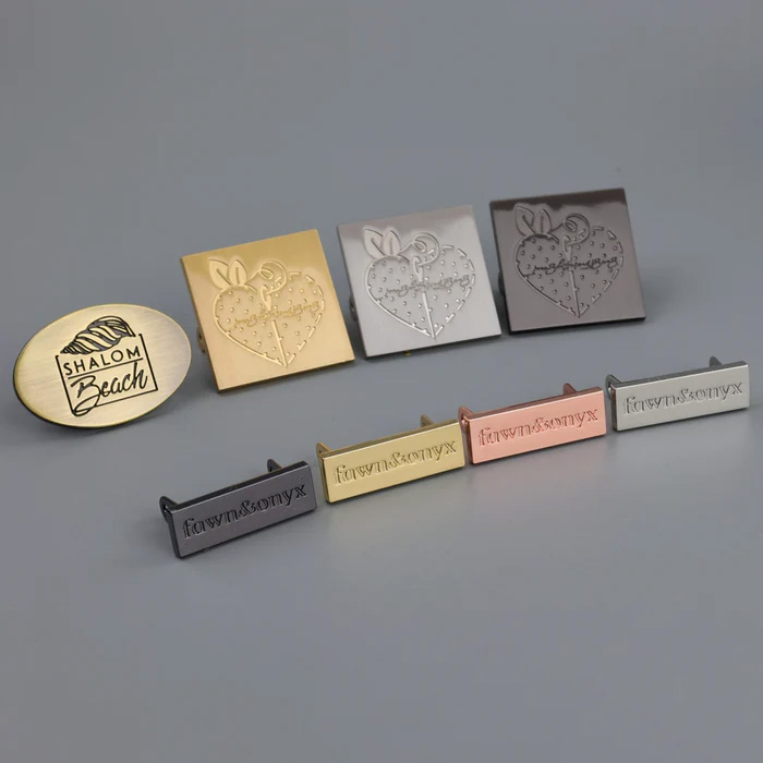 custom metal label 