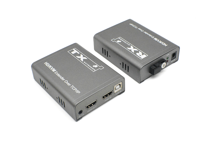 M-HF100U-A KVM TCP/IP IR موسع ألياف الصوت عالي الدقة المستقل