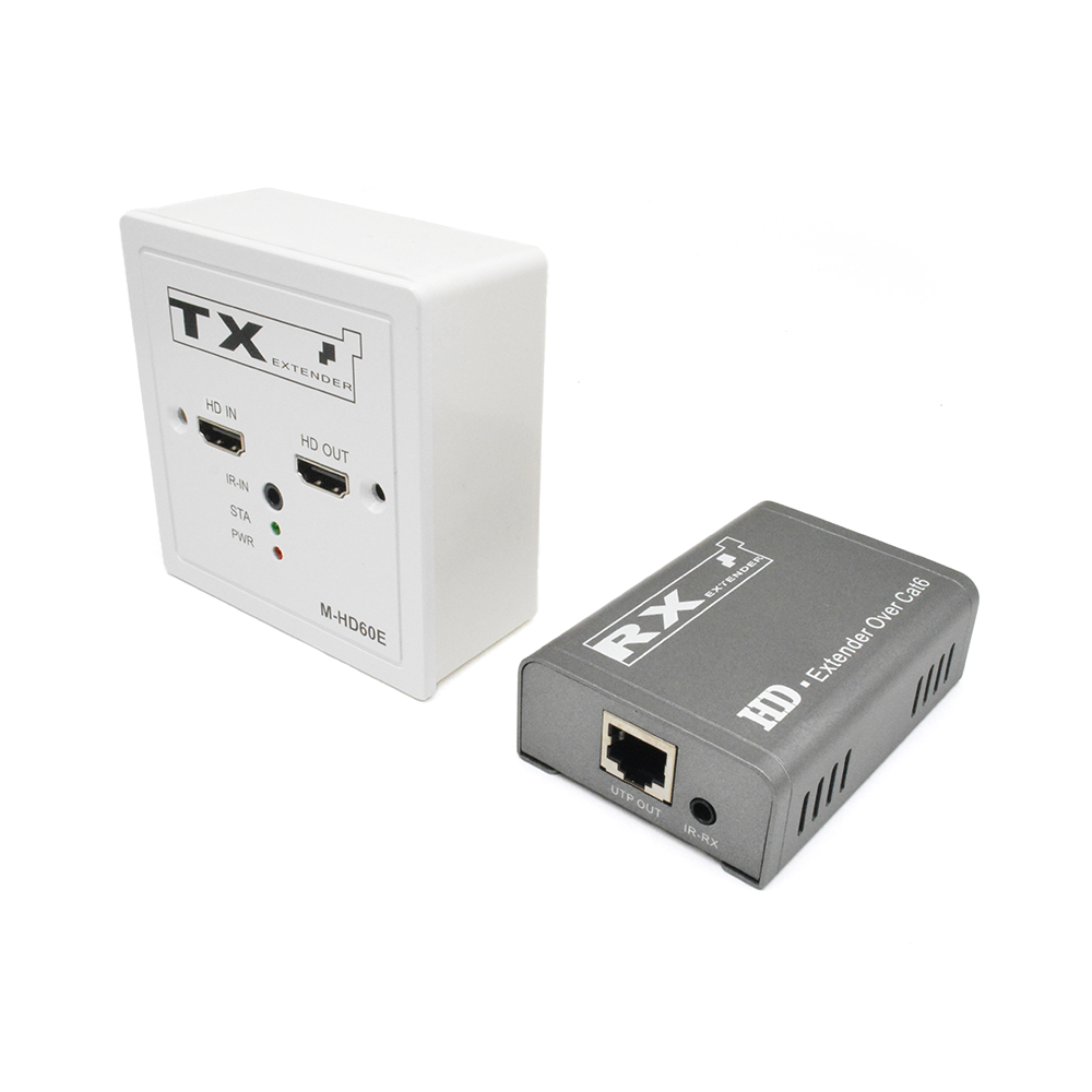 M-HD60E 86 panneaux POC IR boucle de sortie Cat5e/6 HD Extender