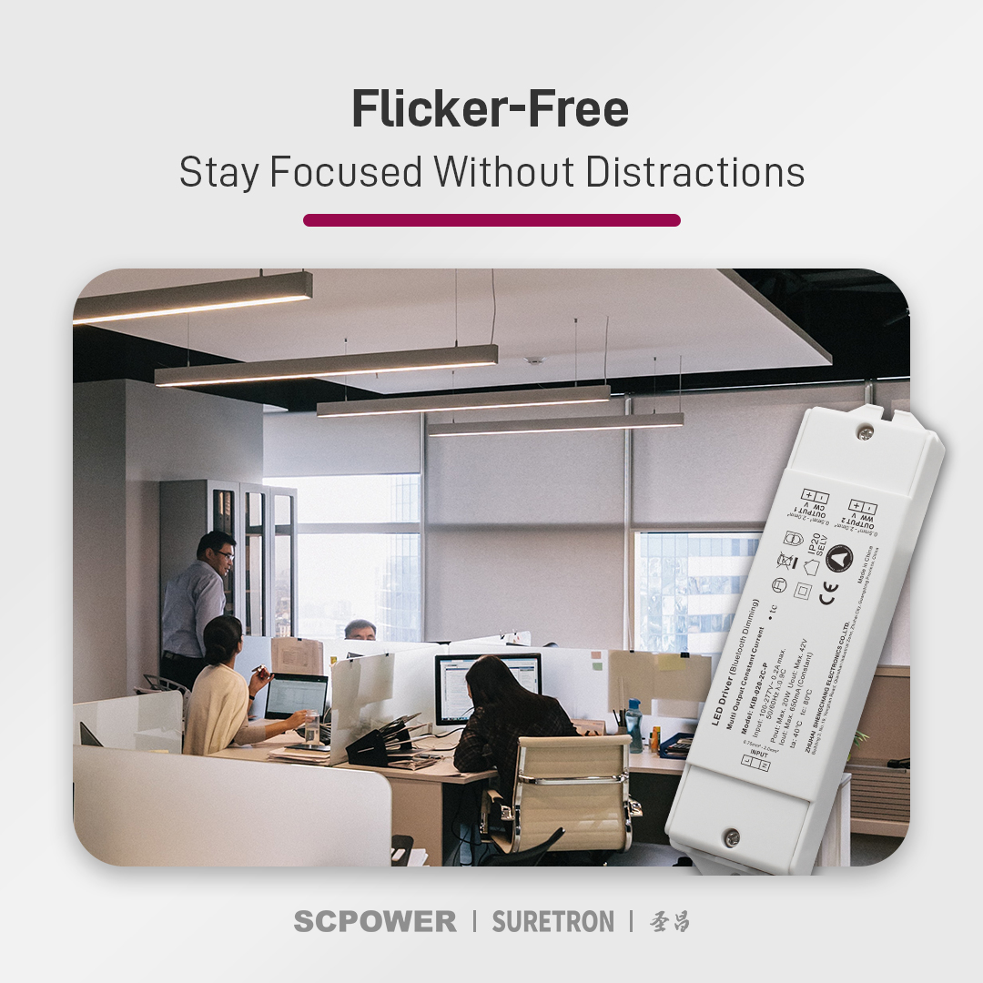 Suretron-flicker-free-wireless dimming led driver
