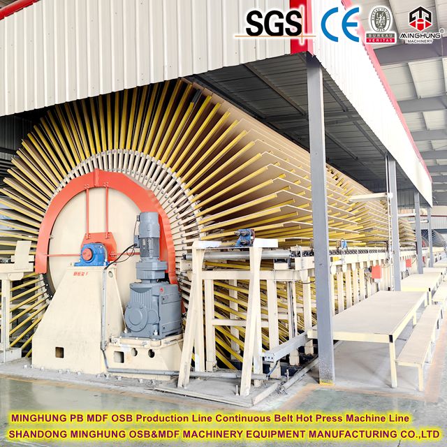 Linea di presse a caldo a nastro continuo PB MDF OSB