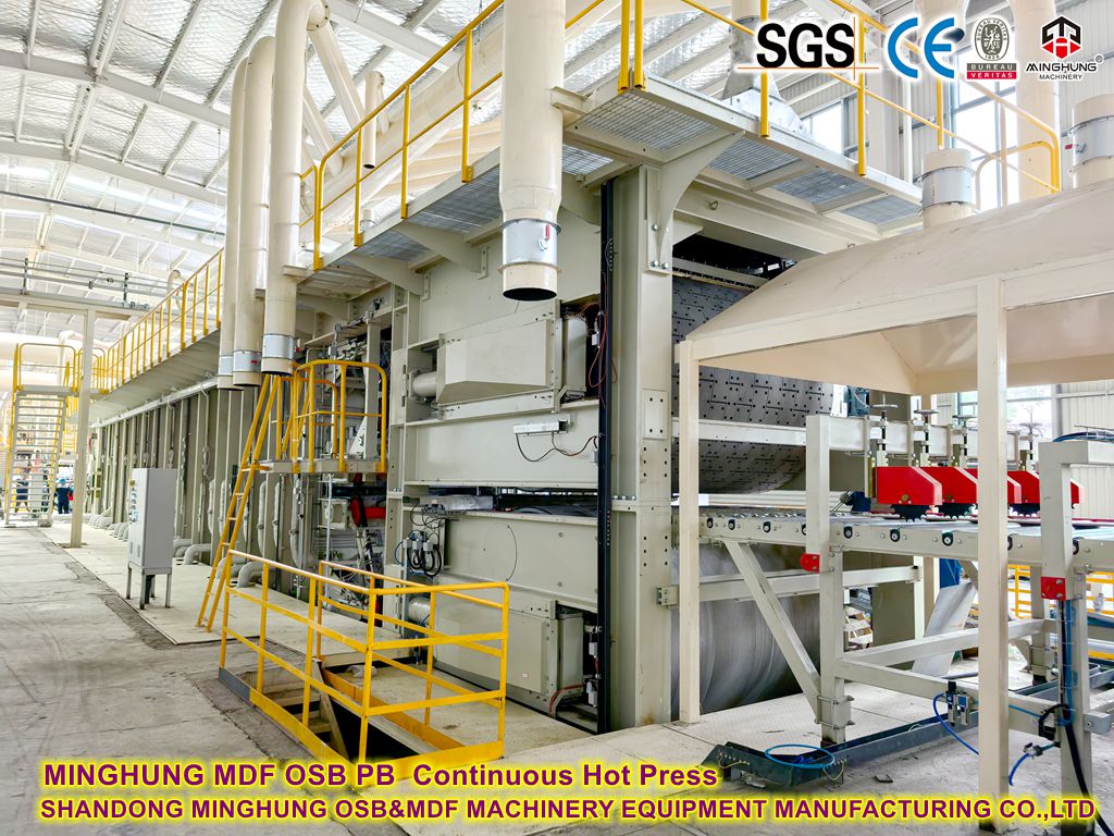 MINGHUNG MDF OSB PB Бесперапынны гарачы прэс