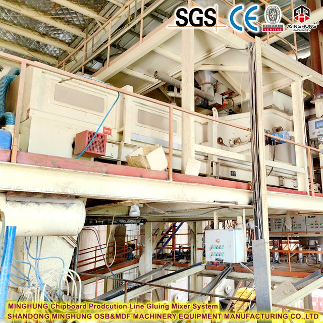 MINGHUNG Chipboard Prodcution Line желімдеу араластырғыш жүйесі