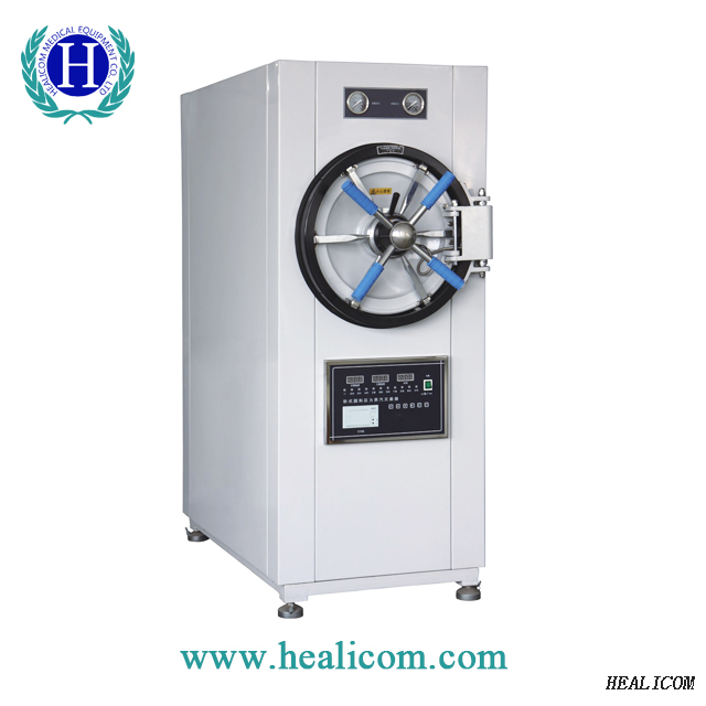 Esterilizador de autoclave de vapor de presión cilíndrica horizontal HS-200B