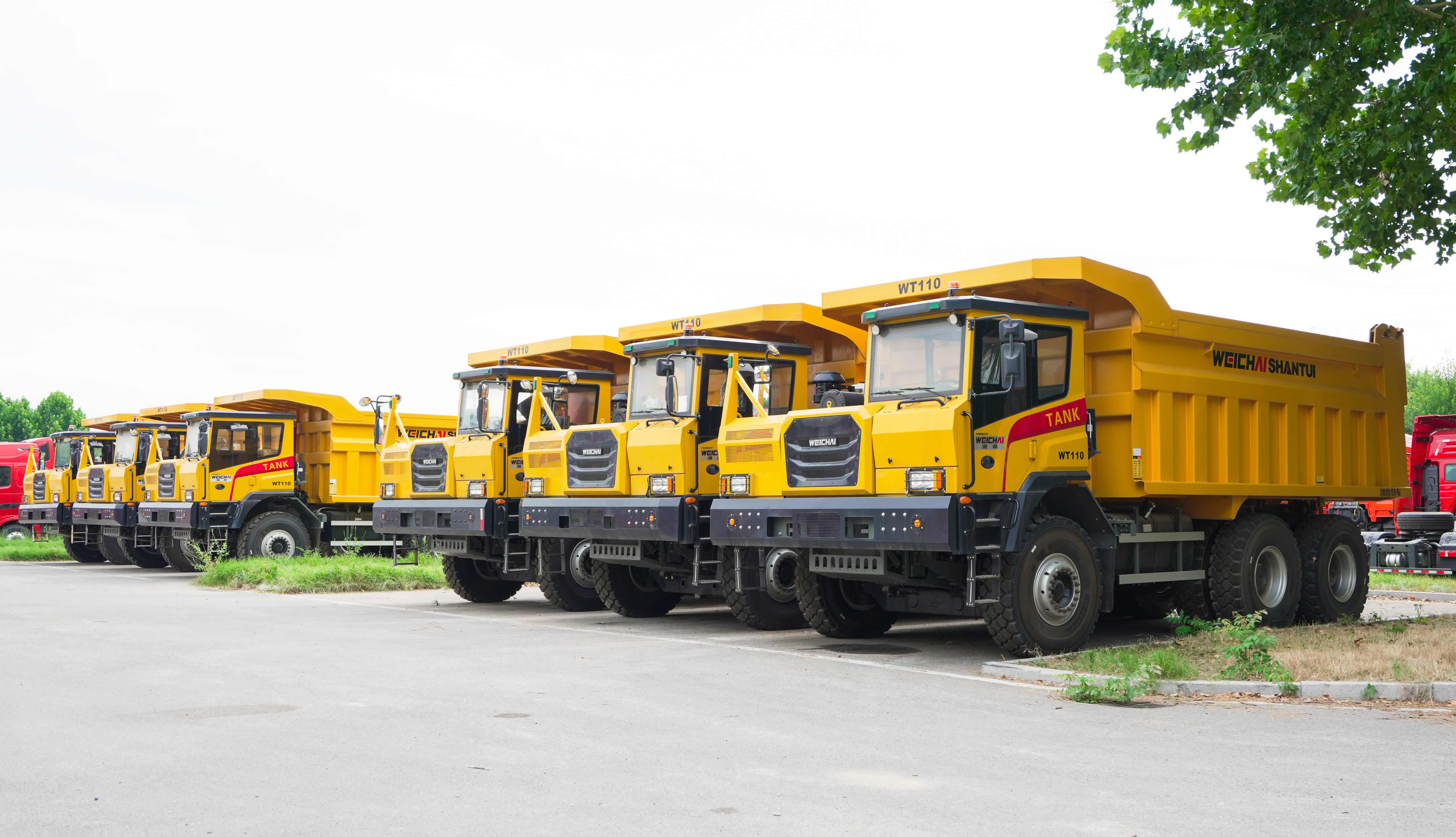50 Einheiten WT110 Bergbau-Muldenkipper auf Lager China