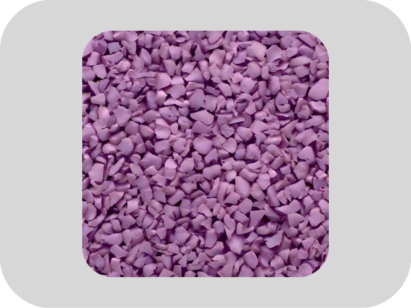 Granuli di gomma EPDM viola antiossidante