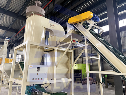 M&aacute;quina de classifica&ccedil;&atilde;o industrial por densidade de ar