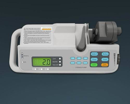 (MS-S150) Nueva bomba de infusión electrónica veterinaria portátil Bomba de inyección de jeringa