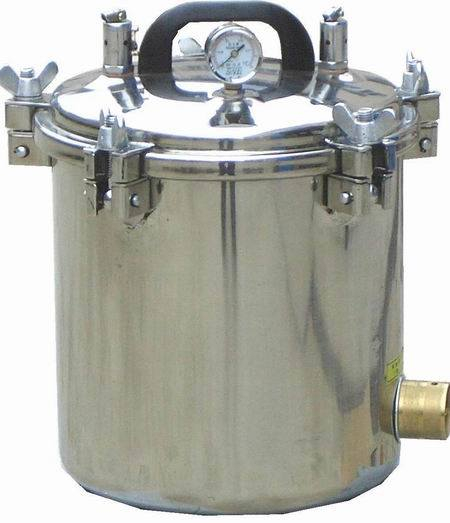 (MS-P12B) Autoclave esterilizador de vapor a presión portátil eléctrico o calentado con GLP
