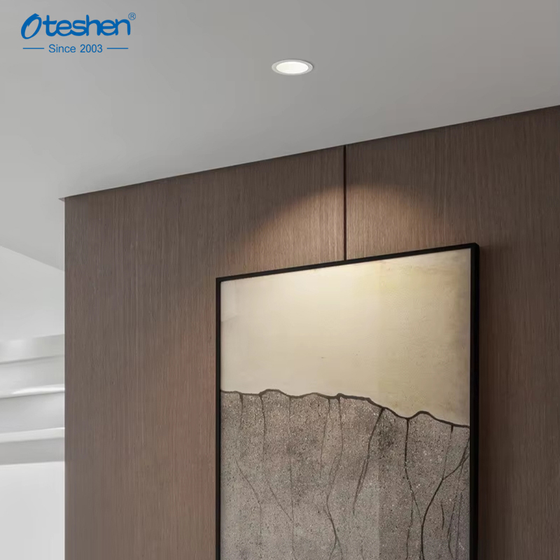 OTESHEN Foco empotrable LED antideslumbrante de 10 W para iluminaci&oacute;n de cuadros art&iacute;sticos de lavado de paredes