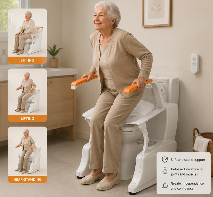 Toilet lift