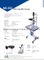 (MS-550) Lámpara de hendidura digital oftálmica médica