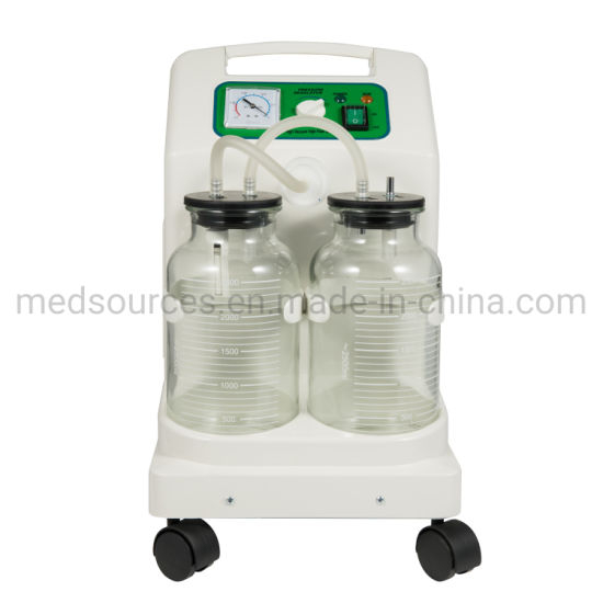 Unidad de succión dental portátil de alto vacío con botella