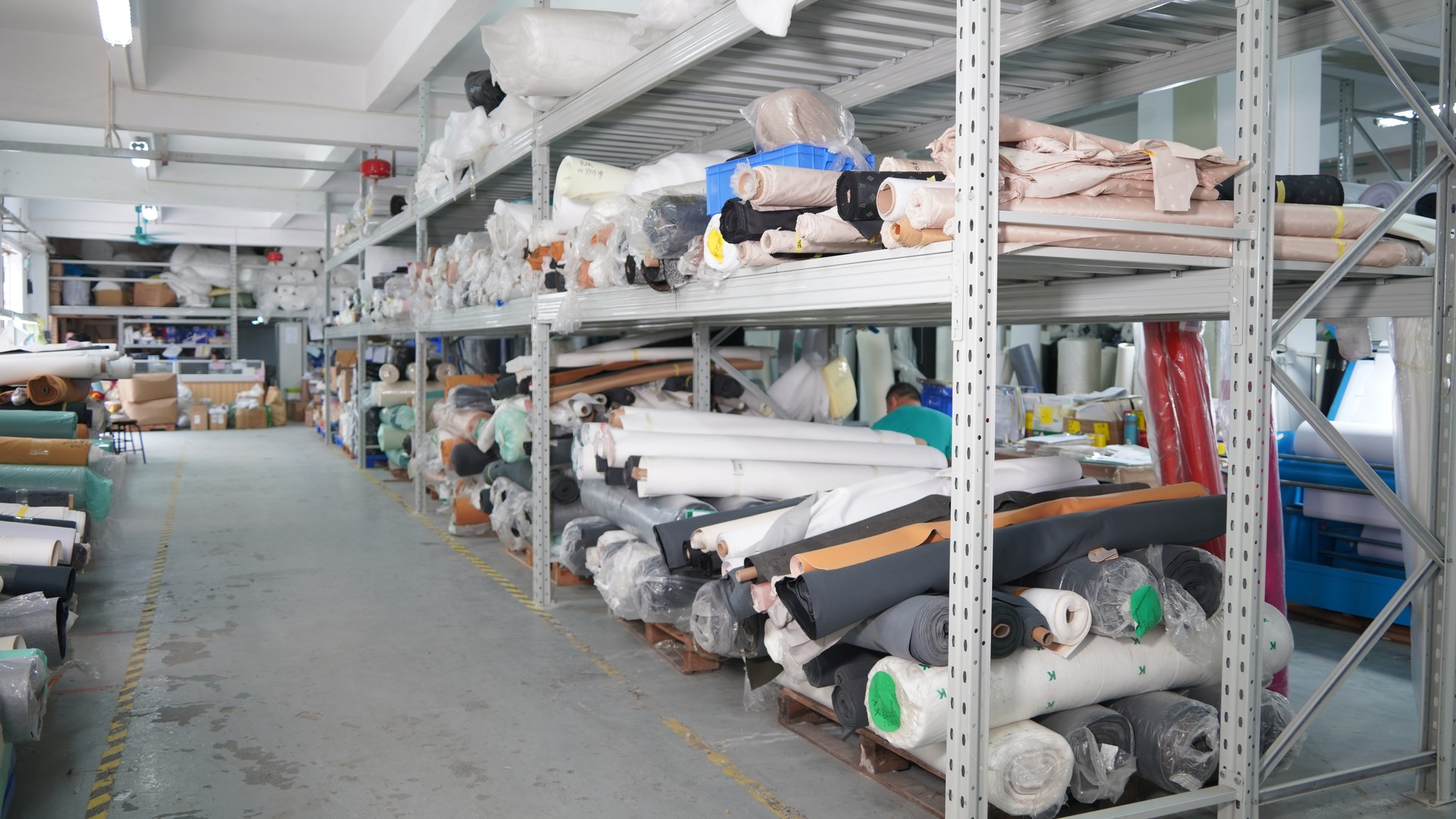 Milestone warehouse with premium leather rolls