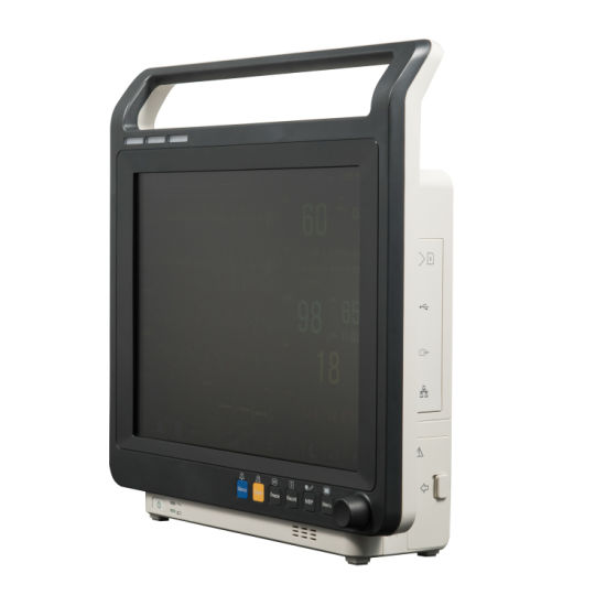 Monitor de paciente de parámetros múltiples de 12 pulgadas con pantalla táctil ECG (MS-8800)